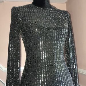 Black cocktail dress